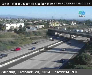 SB 805 at El Cajon Blvd (On Ramp)