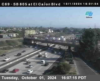 SB 805 at El Cajon Blvd (On Ramp)