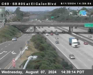 SB 805 at El Cajon Blvd (On Ramp)