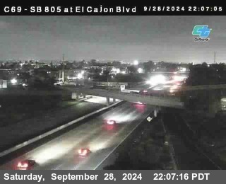 SB 805 at El Cajon Blvd (On Ramp)