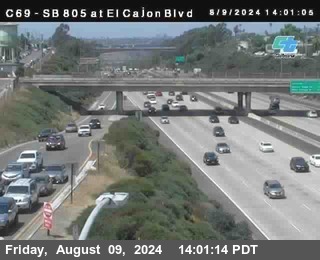 SB 805 at El Cajon Blvd (On Ramp)