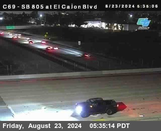 SB 805 at El Cajon Blvd (On Ramp)