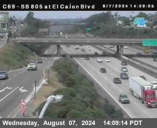 SB 805 at El Cajon Blvd (On Ramp)