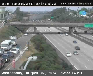 SB 805 at El Cajon Blvd (On Ramp)