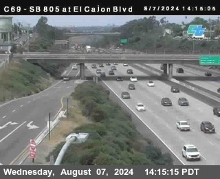 SB 805 at El Cajon Blvd (On Ramp)