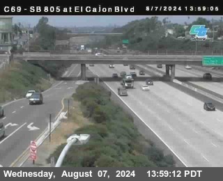 SB 805 at El Cajon Blvd (On Ramp)