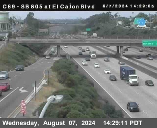 SB 805 at El Cajon Blvd (On Ramp)