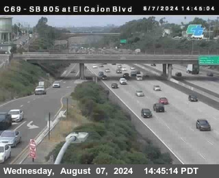 SB 805 at El Cajon Blvd (On Ramp)