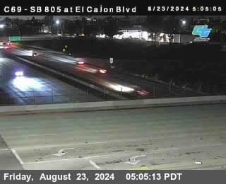 SB 805 at El Cajon Blvd (On Ramp)