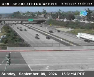 SB 805 at El Cajon Blvd (On Ramp)