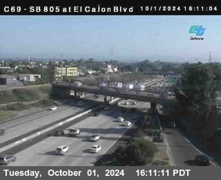 SB 805 at El Cajon Blvd (On Ramp)