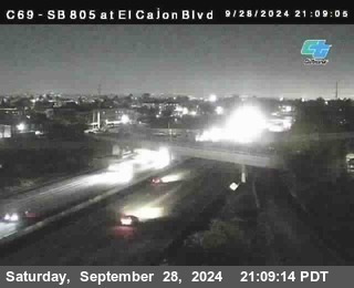 SB 805 at El Cajon Blvd (On Ramp)