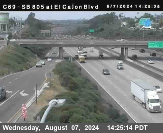 SB 805 at El Cajon Blvd (On Ramp)