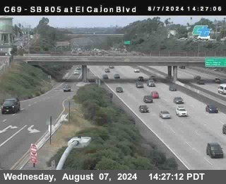 SB 805 at El Cajon Blvd (On Ramp)