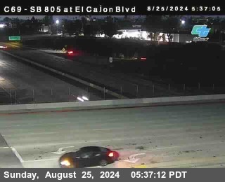 SB 805 at El Cajon Blvd (On Ramp)