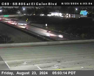 SB 805 at El Cajon Blvd (On Ramp)