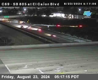 SB 805 at El Cajon Blvd (On Ramp)