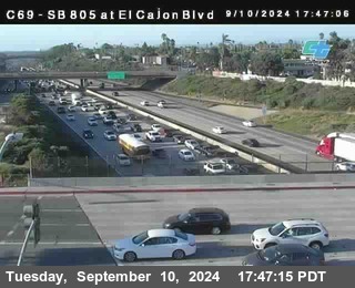 SB 805 at El Cajon Blvd (On Ramp)