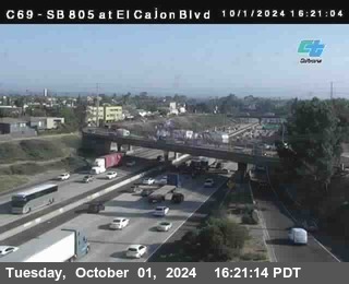 SB 805 at El Cajon Blvd (On Ramp)