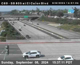 SB 805 at El Cajon Blvd (On Ramp)