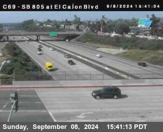 SB 805 at El Cajon Blvd (On Ramp)