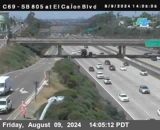 SB 805 at El Cajon Blvd (On Ramp)