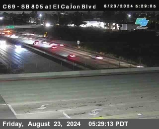 SB 805 at El Cajon Blvd (On Ramp)