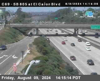 SB 805 at El Cajon Blvd (On Ramp)