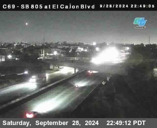 SB 805 at El Cajon Blvd (On Ramp)