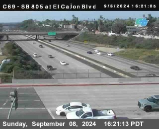 SB 805 at El Cajon Blvd (On Ramp)