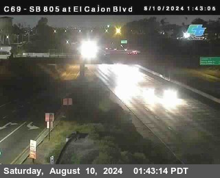 SB 805 at El Cajon Blvd (On Ramp)