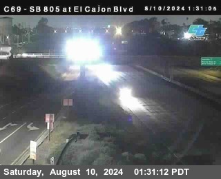 SB 805 at El Cajon Blvd (On Ramp)