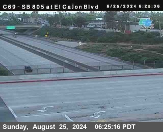 SB 805 at El Cajon Blvd (On Ramp)