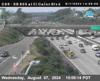 SB 805 at El Cajon Blvd (On Ramp)