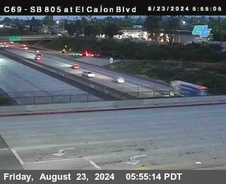 SB 805 at El Cajon Blvd (On Ramp)