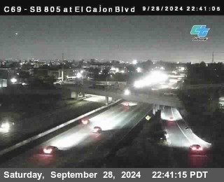 SB 805 at El Cajon Blvd (On Ramp)