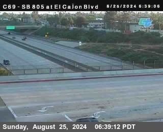 SB 805 at El Cajon Blvd (On Ramp)