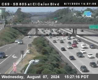 SB 805 at El Cajon Blvd (On Ramp)