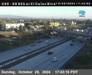 SB 805 at El Cajon Blvd (On Ramp)