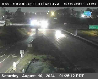 SB 805 at El Cajon Blvd (On Ramp)