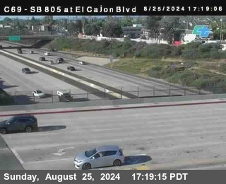 SB 805 at El Cajon Blvd (On Ramp)