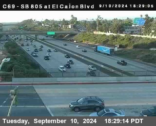 SB 805 at El Cajon Blvd (On Ramp)