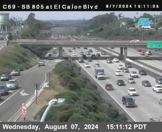 SB 805 at El Cajon Blvd (On Ramp)