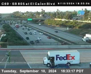 SB 805 at El Cajon Blvd (On Ramp)