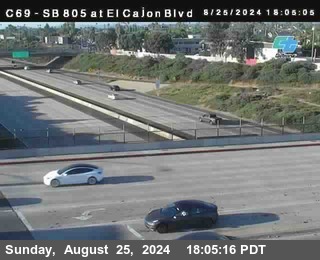 SB 805 at El Cajon Blvd (On Ramp)