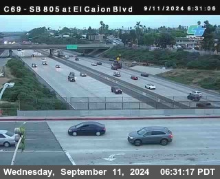 SB 805 at El Cajon Blvd (On Ramp)