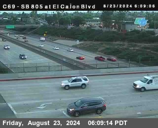 SB 805 at El Cajon Blvd (On Ramp)