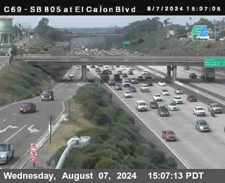 SB 805 at El Cajon Blvd (On Ramp)