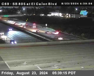 SB 805 at El Cajon Blvd (On Ramp)