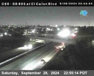 SB 805 at El Cajon Blvd (On Ramp)